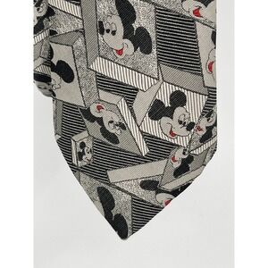 Mickey & Co By Balancine Tie Works Mickey‎ Mouse Necktie Disney Black White